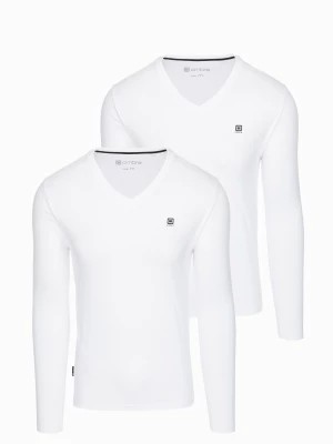 Zdjęcie produktu Zestaw longsleeve męski V-NECK - mix 2-pak V2 Z87
 -                                    M