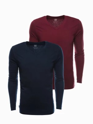 Zdjęcie produktu Zestaw longsleeve męski V-NECK - mix 2-pak V7 Z41
 -                                    L