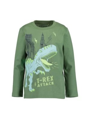 Zdjęcie produktu Zielona bluzka chłopięca z dinozaurem Blue Seven