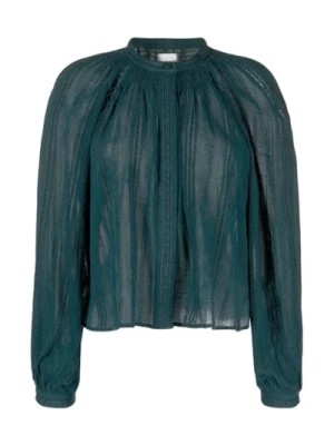 Zdjęcie produktu Zielona Koszula z Długimi Rękawami z Bawełny Isabel Marant Étoile