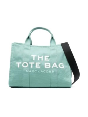 Zdjęcie produktu Zielona średnia torba Tote z nadrukiem logo Marc Jacobs