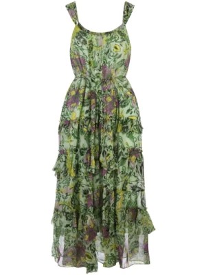 Zdjęcie produktu Zielona Sukienka Paisley w Ogrodzie Diane Von Furstenberg