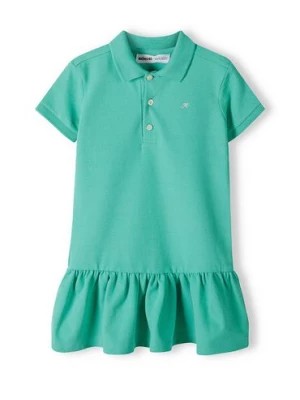Zdjęcie produktu Zielona sukienka polo z krókim rękawem dla dziewczynki Minoti