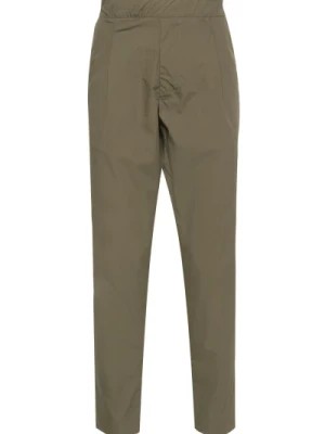 Zdjęcie produktu Zielone bawełniane spodnie z elastycznym pasem Low Brand