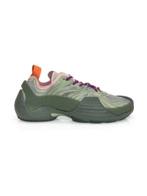 Zdjęcie produktu Zielone niskie buty sportowe z siatką Lanvin
