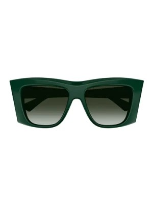 Zdjęcie produktu Zielone okulary przeciwsłoneczne dla kobiet Bottega Veneta