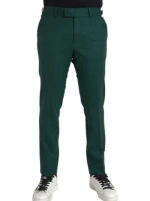 Zdjęcie produktu Zielone Włókno Slim Fit Chino Spodnie Dolce & Gabbana