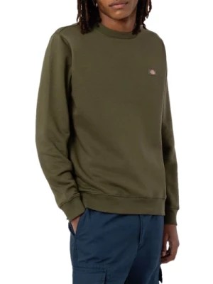 Zdjęcie produktu Zielony gładki długi rękaw sweter Dickies