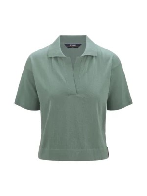 Zdjęcie produktu Zielony Polo Shirt Krótkie Rękawy K-Way