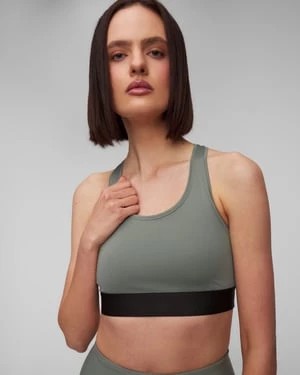 Zdjęcie produktu Zielony Stanik Sportowy Damski Casall Graphic Sports Bra