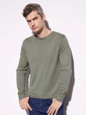Zdjęcie produktu Zielony sweter męski OCHNIK