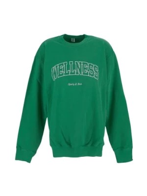 Zdjęcie produktu Zielony Sweter z Długimi Rękawami Sporty & Rich