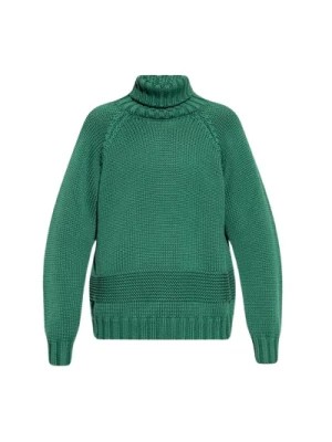 Zdjęcie produktu Zielony sweter z golfem Dsquared2