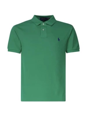 Zdjęcie produktu Zielony T-shirt Polo z Haftem Logo Polo Ralph Lauren