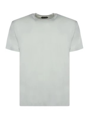 Zdjęcie produktu Zielony T-shirt z krótkimi rękawami Tom Ford