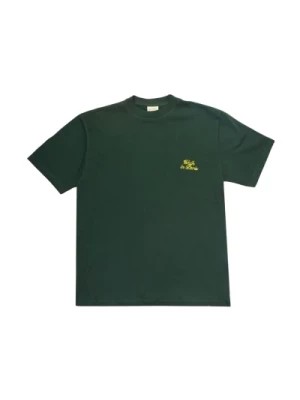 Zdjęcie produktu Zielony T-shirt z logo Walk in Paris
