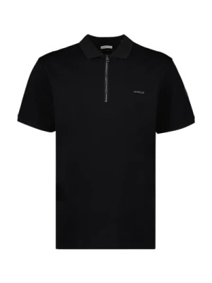 Zdjęcie produktu Zip Polo Shirt Klasyczny Krótki Rękaw Moncler