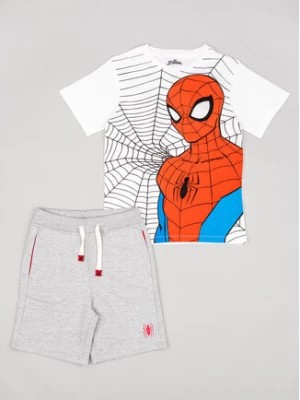 Zdjęcie produktu Zippy Komplet t-shirt i spodenki Spider-Man ZKBAP0602 23002 Biały Regular Fit