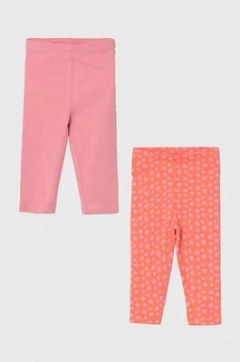 Zdjęcie produktu zippy legginsy niemowlęce 2-pack kolor pomarańczowy wzorzyste