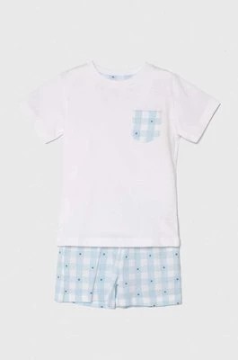 Zdjęcie produktu zippy piżama bawełniana dziecięca kolor niebieski wzorzysta
