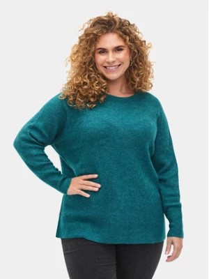 Zdjęcie produktu Zizzi Sweter CA61192A Niebieski Regular Fit