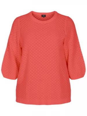 Zdjęcie produktu Zizzi Sweter M61151C Czerwony Regular Fit