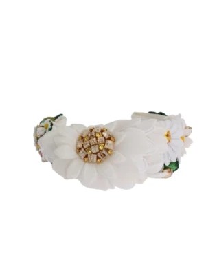 Zdjęcie produktu Zjawiskowa opaska z kryształkami słonecznika Margherite Dolce & Gabbana