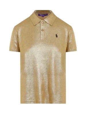 Zdjęcie produktu Złota Koszulka Polo Klasyczny Styl Ralph Lauren