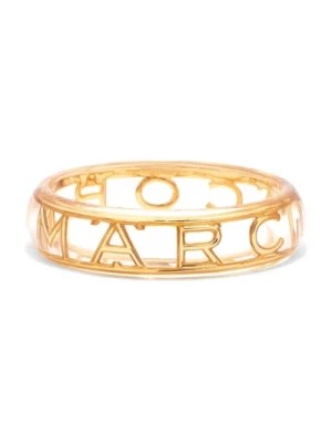 Zdjęcie produktu Złota Monogram Logo Bransoletka Marc Jacobs