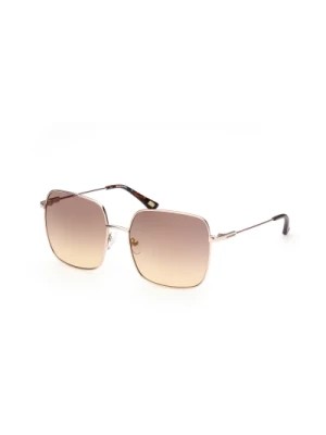Zdjęcie produktu Złote Brązowe Lustro Okulary przeciwsłoneczne Se6097-32G Skechers