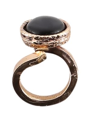 Zdjęcie produktu Złoty Metalowy Pierścień Elegancki Luksusowy Axum