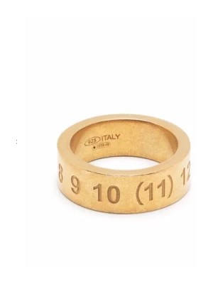 Zdjęcie produktu Złoty Pierścień Kobiecy z Numerami Maison Margiela