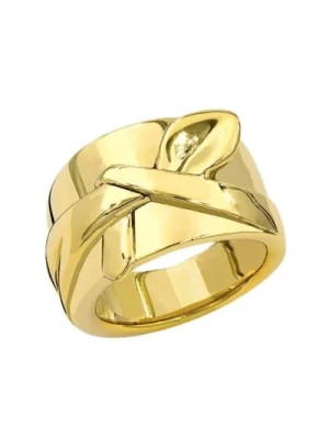 Zdjęcie produktu Złoty pierścień Victoria Tie Ines De La Fressange Paris