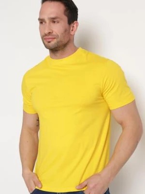 Zdjęcie produktu Żółta Koszulka z Bawełny z Krótkim Rękawem Dirale