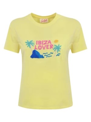 Zdjęcie produktu Żółta koszulka z haftem Ibizia Lover MC2 Saint Barth
