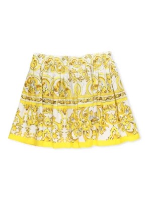 Zdjęcie produktu Żółta Spódnica Maiolica Gialla Dolce & Gabbana