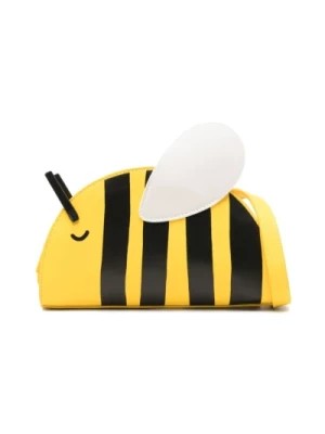 Zdjęcie produktu Żółta torba z motywem pszczółki i regulowanym paskiem Stella McCartney
