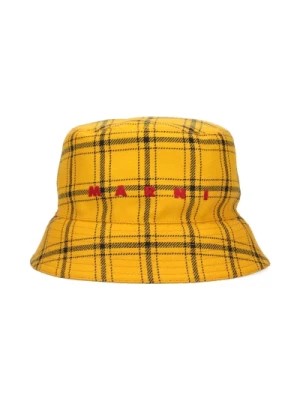 Zdjęcie produktu Żółte damskie kapelusze Marni
