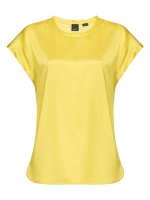 Zdjęcie produktu Żółte Koszule dla Kobiet Pinko