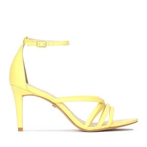 Zdjęcie produktu Żółte sandały damskie Kazar