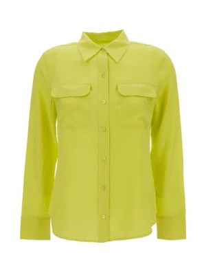 Zdjęcie produktu Żółte Slim Signature Koszule Equipment