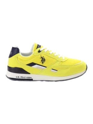 Zdjęcie produktu Żółte Slip-On Sneakers z nadrukiem U.s. Polo Assn.