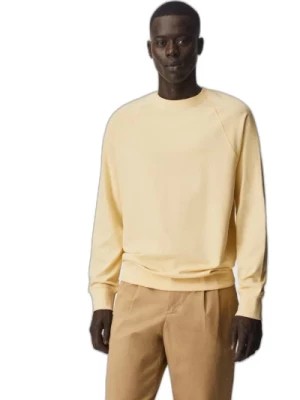 Zdjęcie produktu Żółty Bawełniany Sweter z Długim Rękawem Mango