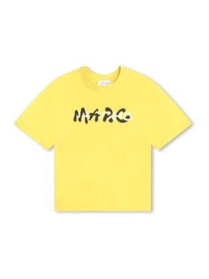 Zdjęcie produktu Żółty T-shirt z nadrukiem logo Marc Jacobs