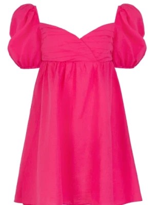 Zdjęcie produktu Zwarta Sukienka Mini w kolorze Hot Pink Jaaf