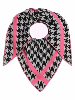 Zdjęcie produktu Zwillingsherz Chusta "Angi" w kolorze różowo-czarnym - 200 x 100 cm rozmiar: onesize