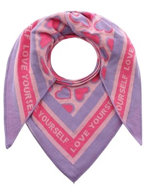 Zdjęcie produktu Zwillingsherz Chusta trójkątna w kolorze fioletowo-różowym - 200 x 100 cm rozmiar: onesize