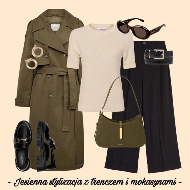 Jesienna stylizacja z oliwkowym trenczem: Jak wyglądać modnie i elegancko tej jesieni? Jesienna stylizacja z oliwkowym trenczem: Jak wyglądać modnie i elegancko tej jesieni?
