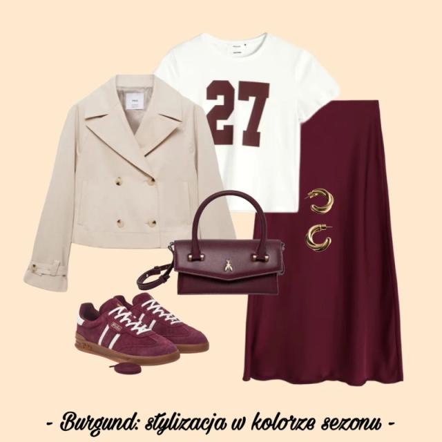Stylizacja z burgundem w roli głównej – idealny look na jesień 2024 Stylizacja z burgundem w roli głównej – idealny look na jesień 2024